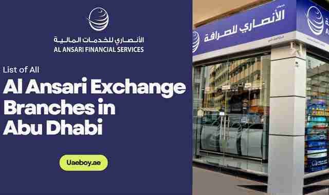 Al Ansari Exchange Branches in Abu Dhabi